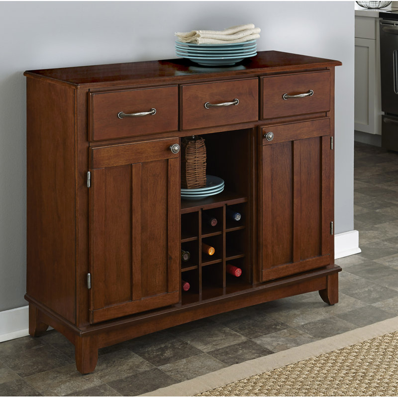 Andover Mills Presswood 3 Drawer Wood Server & Reviews Wayfair